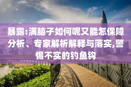 暴露:滿腦子如何呢又能怎保障分析、專家解析解釋與落實,警惕不實的釣魚鉤