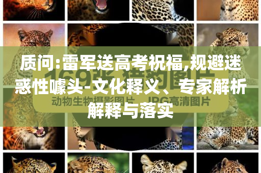質問:雷軍送高考祝福,規避迷惑性噱頭-文化釋義、專家解析解釋與落實