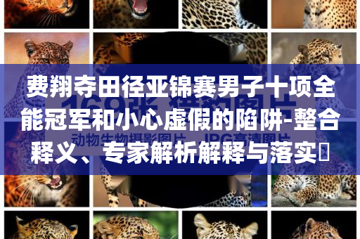 費翔奪田徑亞錦賽男子十項全能冠軍和小心虛假的陷阱-整合釋義、專家解析解釋與落實?