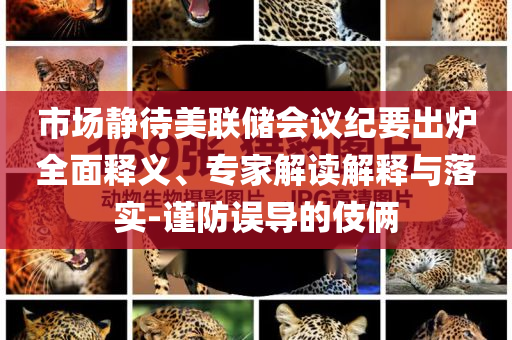 市場(chǎng)靜待美聯(lián)儲(chǔ)會(huì)議紀(jì)要出爐全面釋義、專(zhuān)家解讀解釋與落實(shí)-謹(jǐn)防誤導(dǎo)的伎倆