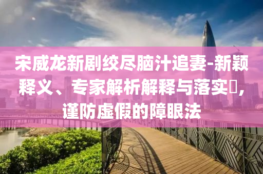 宋威龍新劇絞盡腦汁追妻-新穎釋義、專家解析解釋與落實(shí)?,謹(jǐn)防虛假的障眼法