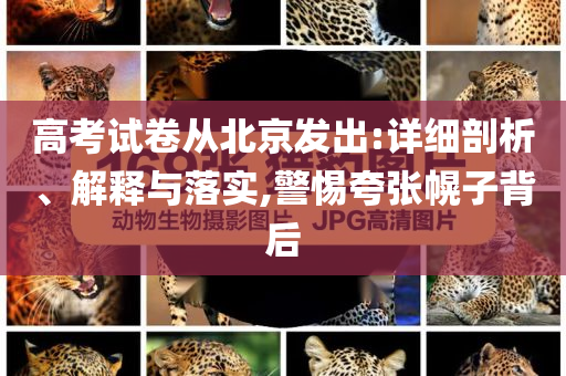 高考試卷從北京發(fā)出:詳細剖析、解釋與落實,警惕夸張幌子背后
