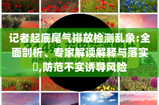 記者起底尾氣排放檢測亂象:全面剖析、專家解讀解釋與落實?,防范不實誘導風險