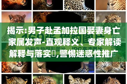 揭示:男子赴孟加拉國娶妻身亡 家屬發聲-直觀釋義、專家解讀解釋與落實?,警惕迷惑性推廣