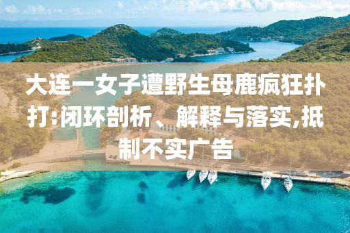 大連一女子遭野生母鹿瘋狂撲打:閉環(huán)剖析、解釋與落實(shí),抵制不實(shí)廣告