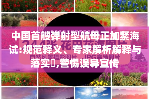 中國首艘彈射型航母正加緊海試:規范釋義、專家解析解釋與落實?,警惕誤導宣傳