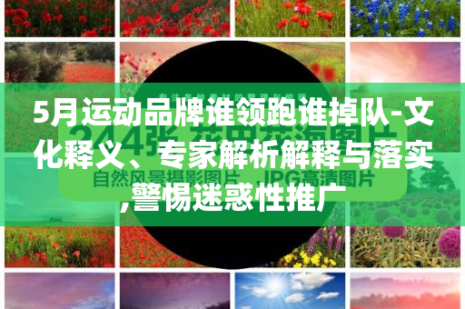 5月運動品牌誰領跑誰掉隊-文化釋義、專家解析解釋與落實,警惕迷惑性推廣