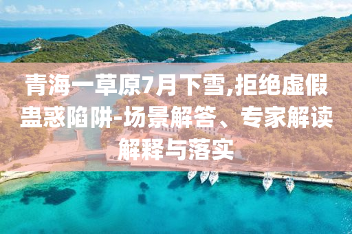 青海一草原7月下雪,拒絕虛假蠱惑陷阱-場景解答、專家解讀解釋與落實
