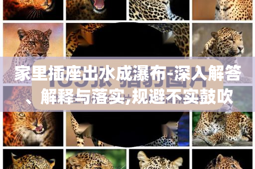 家里插座出水成瀑布-深入解答、解釋與落實,規(guī)避不實鼓吹
