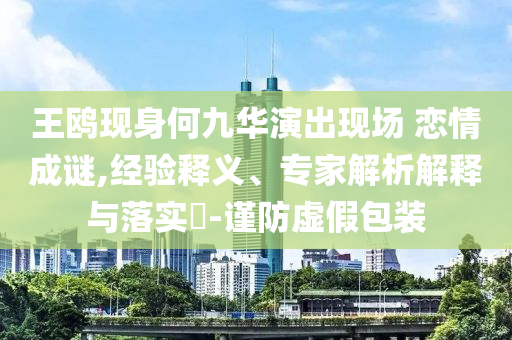 王鷗現身何九華演出現場 戀情成謎,經驗釋義、專家解析解釋與落實?-謹防虛假包裝