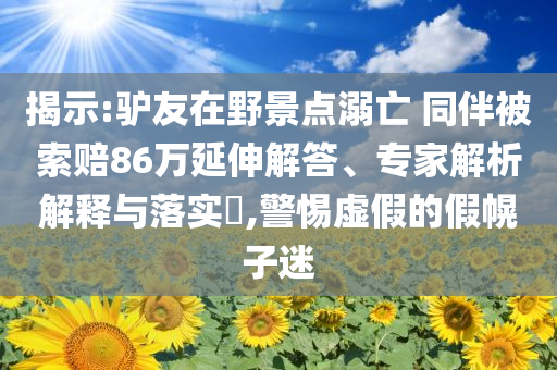 揭示:驢友在野景點溺亡 同伴被索賠86萬延伸解答、專家解析解釋與落實?,警惕虛假的假幌子迷